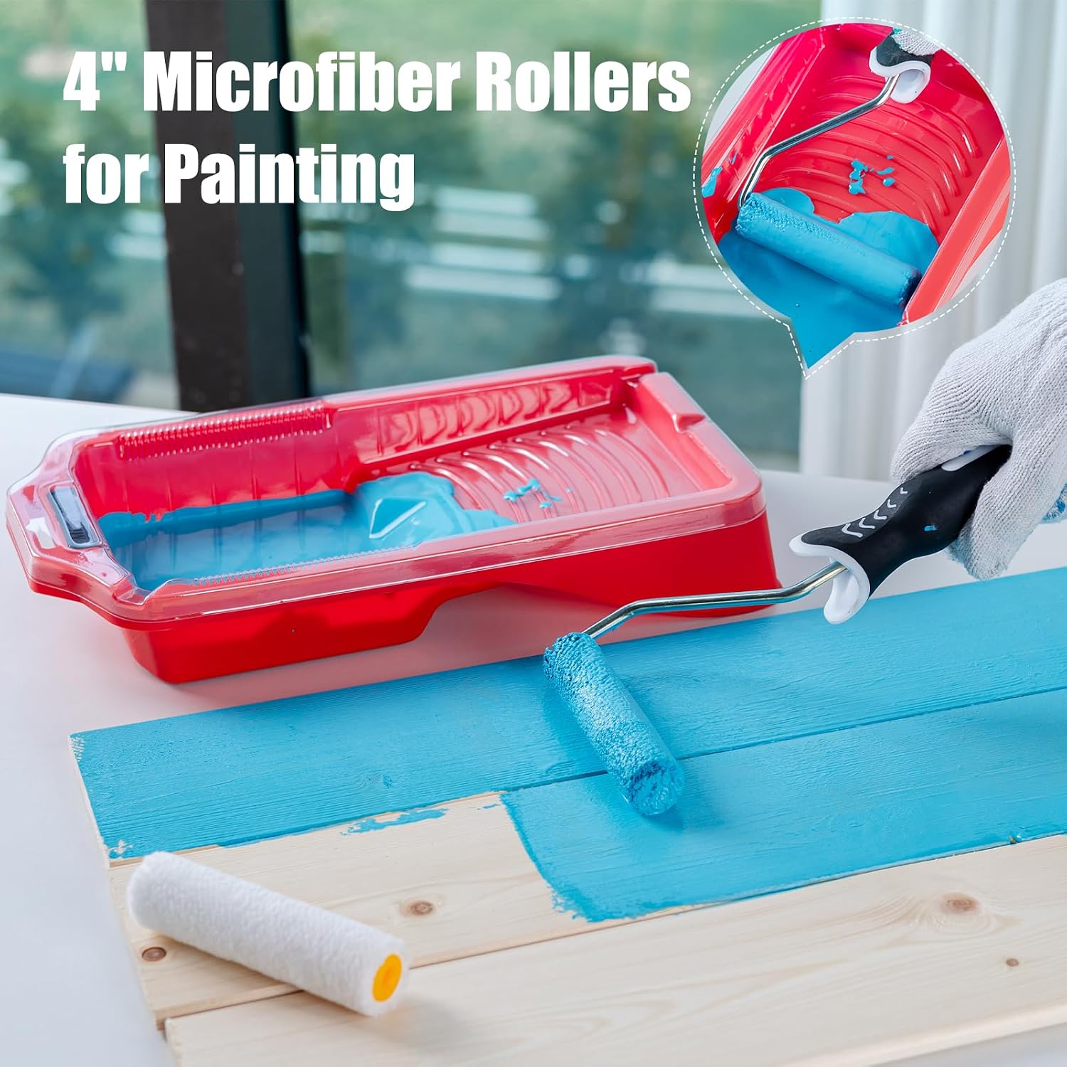 Small-Format Roller Kits for Cabinets, Trim, and Furniture Repaints